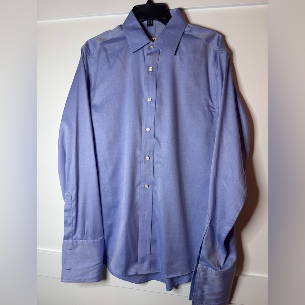 Joseph Abboud Blue Dress Shirt 16x35